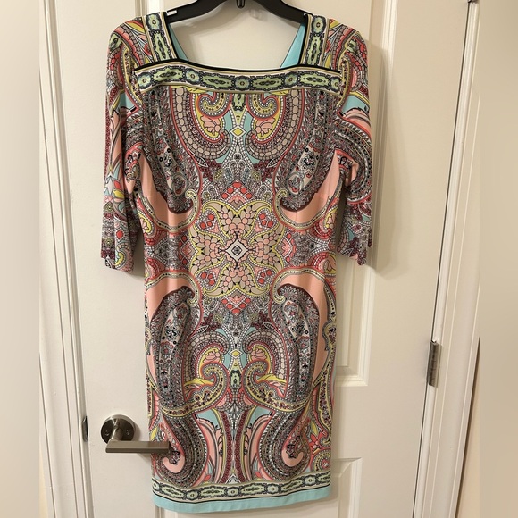 Studio One Multicolor Paisley Print Dress - Picture 1 of 5